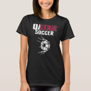 T-shirt Balle de football qatari dans le filet But Suppor