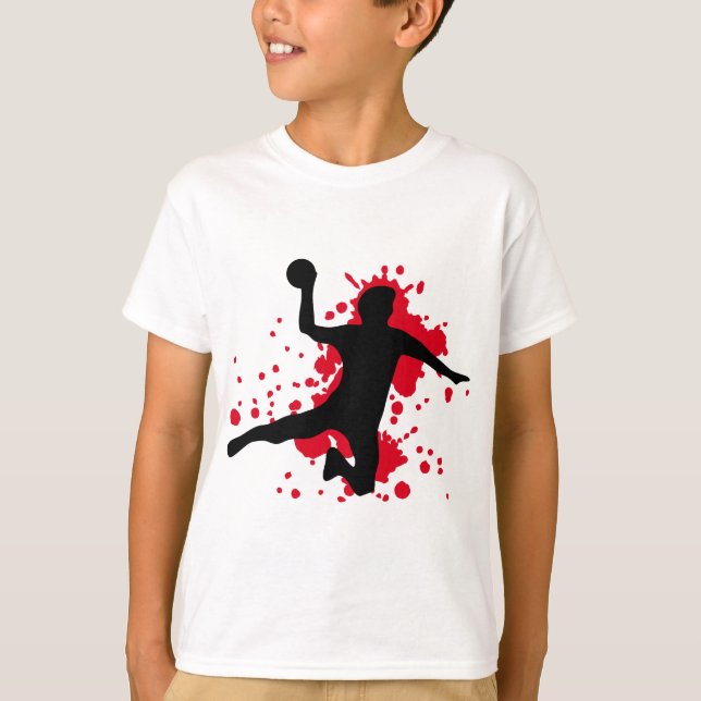 T-shirt balle de handball (Devant)