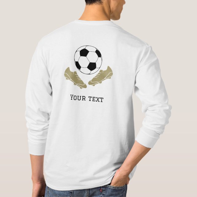 T-shirt Balle de nettoyage de soccer moderne (Dos)