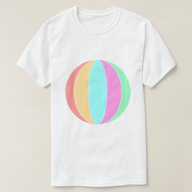 T-shirt Balle de Plage Plage Balle (Design devant)