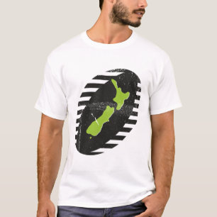 T-shirt balle de rugby néo-zélandaise