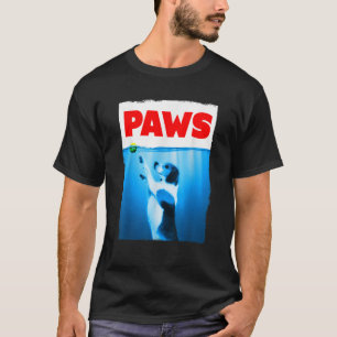 T-shirt Balle de tennis parodie de chien Paws