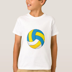 T-shirt Balle de volley-ball en dessin