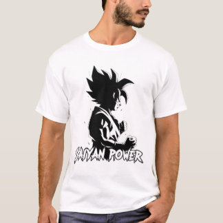 T-shirt balle Dragon z Saiyan power action t-shirt
