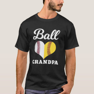 T-shirt Balle Grand-Père Baseball Softball USA Sports Gran