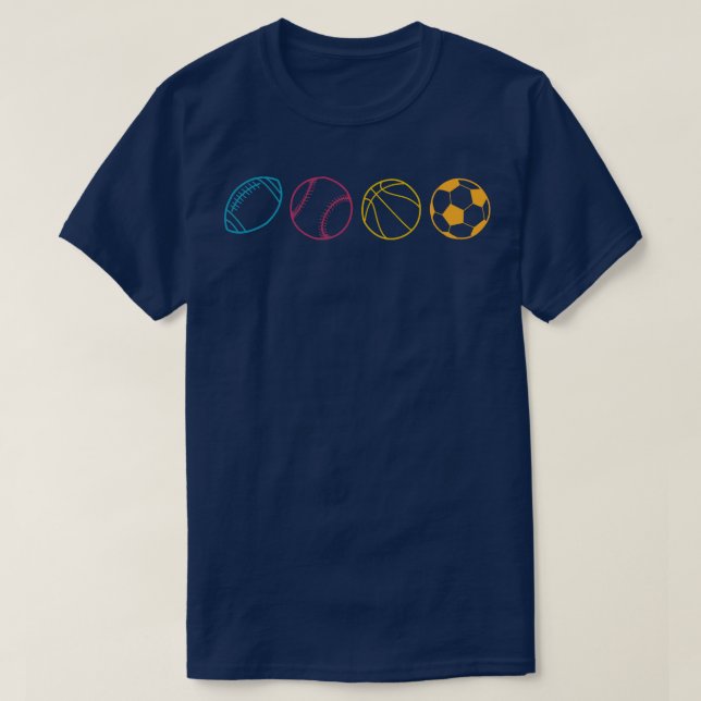 T-shirt balle sportive (Design devant)