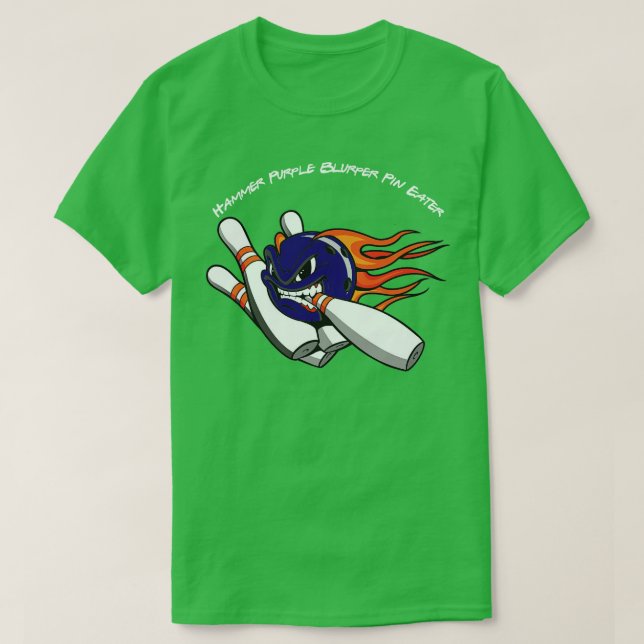 T-shirt Balle violette marteau (Design devant)