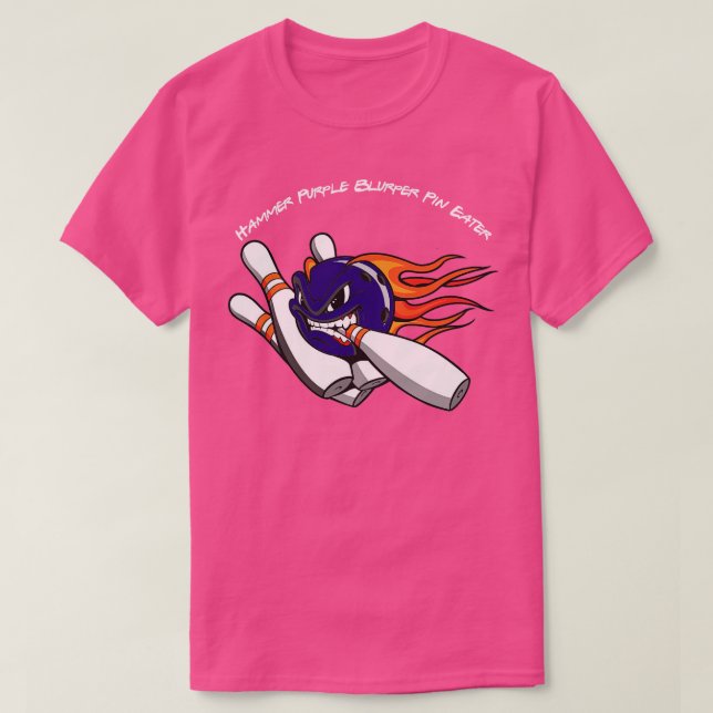 T-shirt Balle violette marteau (Design devant)
