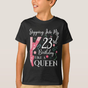 T-shirt Ballerina 23e anniversaire Queen Ballet Dancing Ce