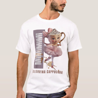 T-shirt Ballerina Cappuccino Italien Brainrot Mème Humour 