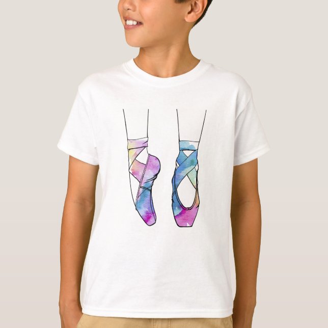 T-shirt Ballerina Cute Ballet (Devant)