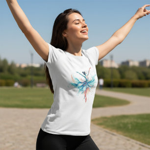 T-shirt Ballerina éthérique