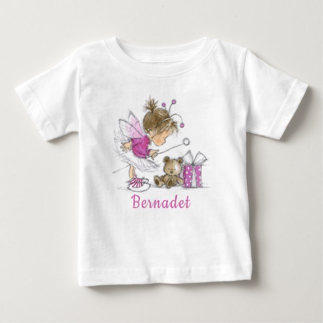 T-shirt Ballerina Fairy Baby (Devant)
