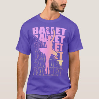 T-shirt Ballerina Fille Ballet Danse Danse 14