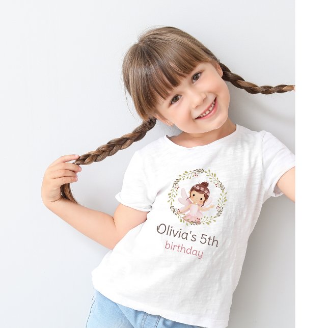 T-Shirt Ballerina Girl en Robe Rose Anniversaire (Créateur téléchargé)