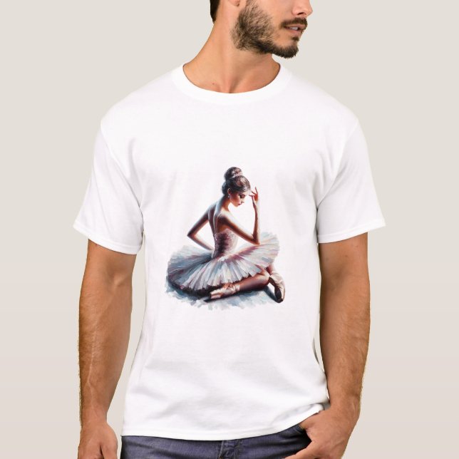 T-shirt ballerina tee shirt (Devant)