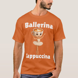 T-shirt Ballerine Cappuccina Italian Brainrot MemeTshit