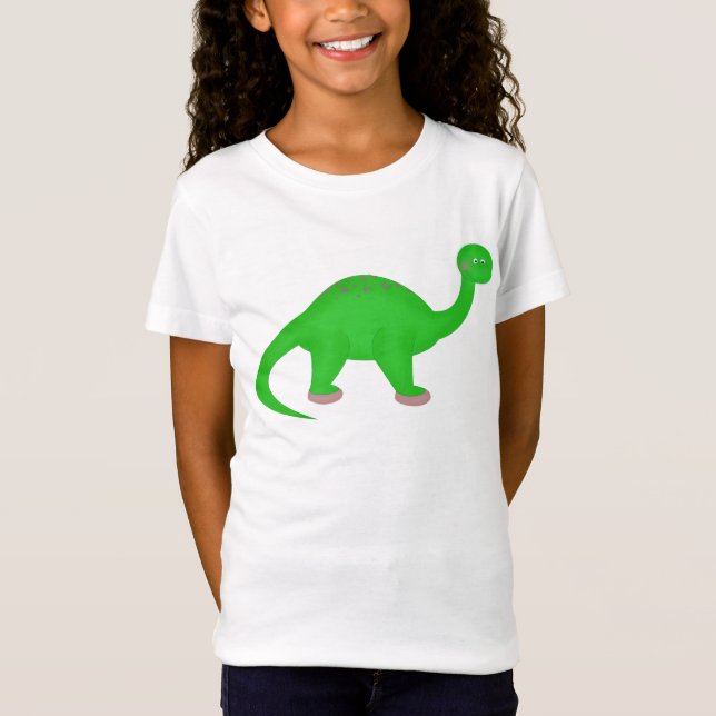 T-Shirt Ballerine de dinosaure (Devant)