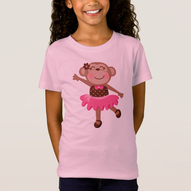 T-Shirt Ballerine de singe (Devant)