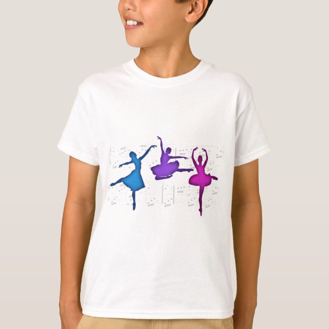 T-shirt Ballerines de jour de ballet (Devant)