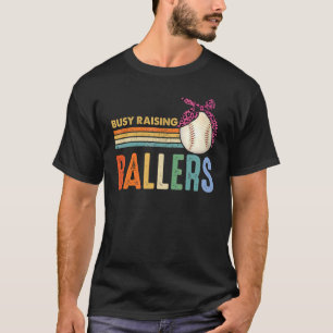 T-shirt Ballers de levage occupés de baseball de softball
