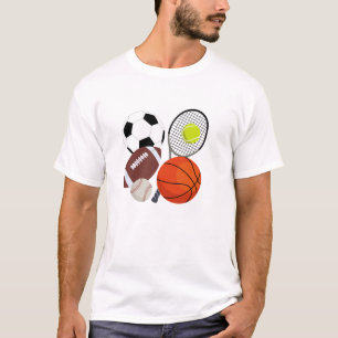 T-shirt Balles de sport athlétique