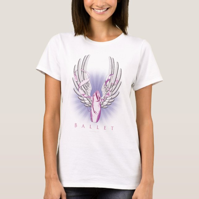 T-shirt Ballet à ailes (danse) (Devant)