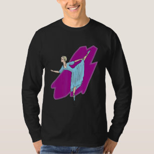 T-shirt Ballet artistique Ballerina Pointe Barr Graphic 5