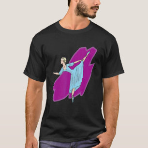 T-shirt Ballet artistique Ballerina Pointe Barr Graphic 5