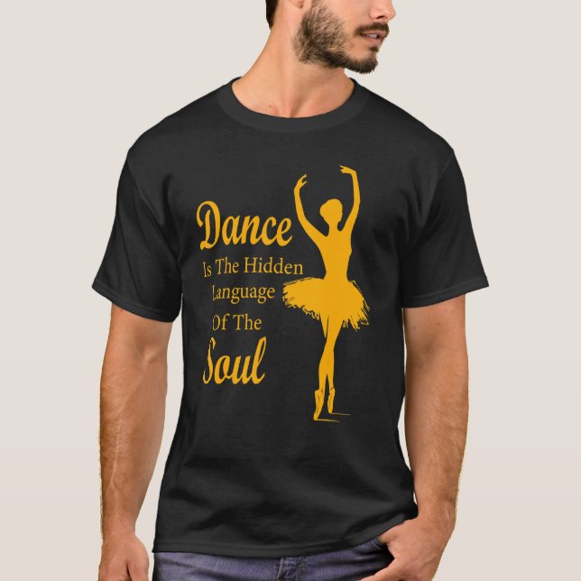 T-shirt Ballet Ballerina Dance est la langue cachée de t (Devant)