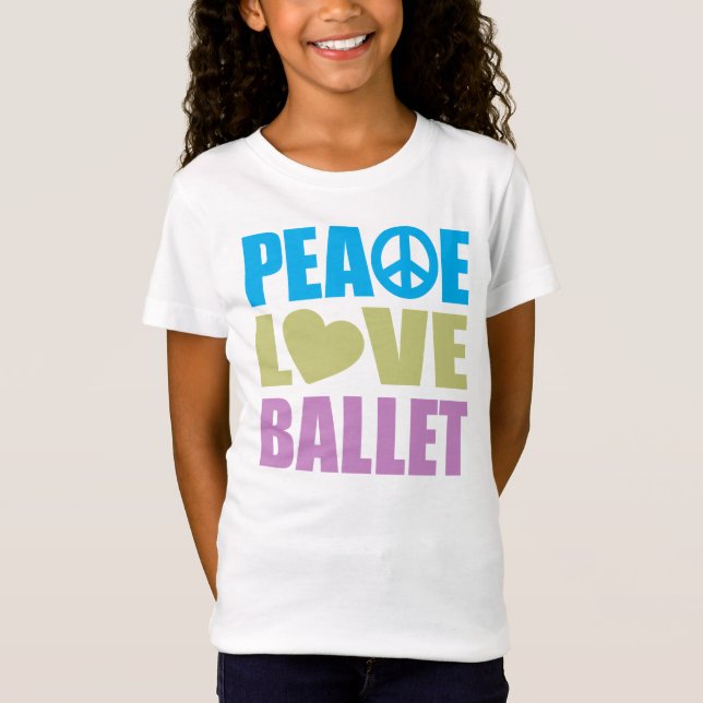 T-Shirt Ballet d'amour de paix (Devant)