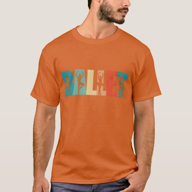 T-shirt BALLET D'AMOUR vintage (Devant)