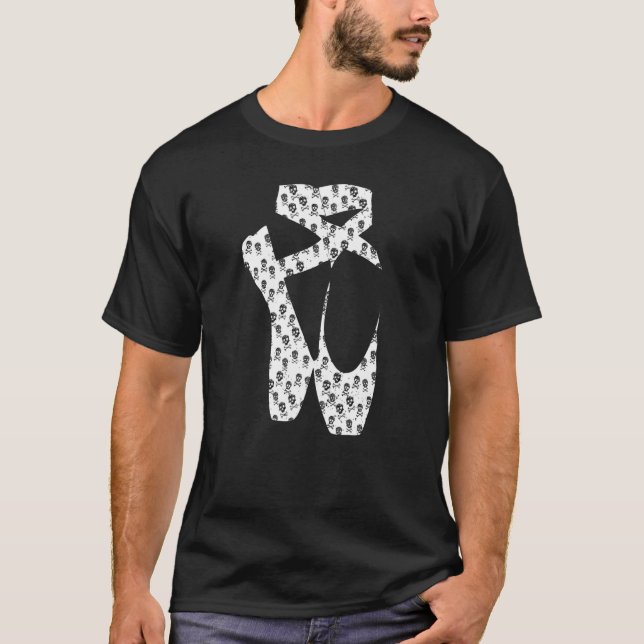 T-shirt Ballet Dancer Punk Point Chaussures Graphic mignon (Devant)