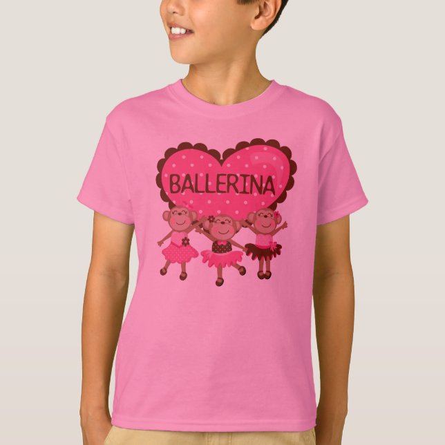 T-shirt Ballet de singe (Devant)