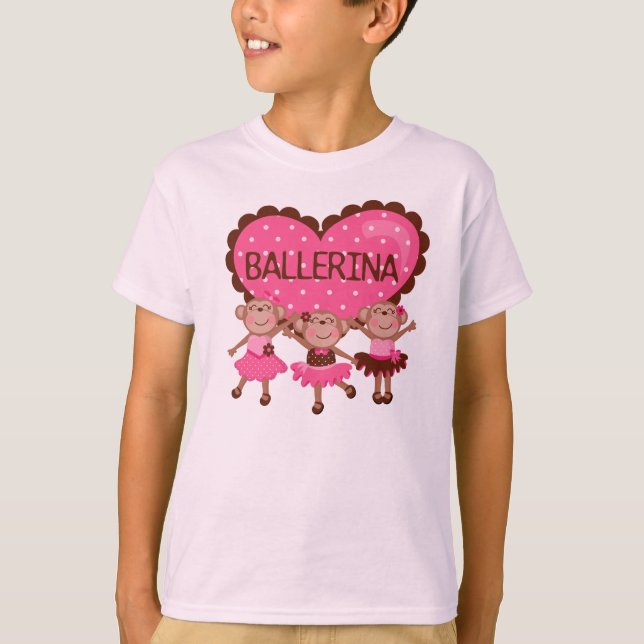 T-shirt Ballet de singe (Devant)