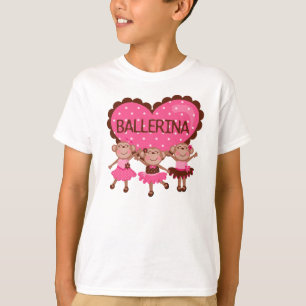 T-shirt Ballet de singe