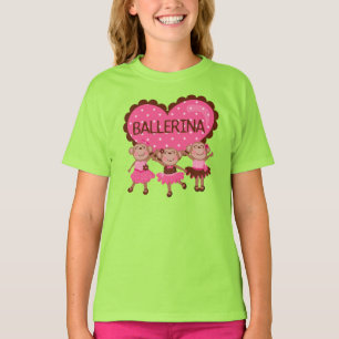 T-shirt Ballet de singe