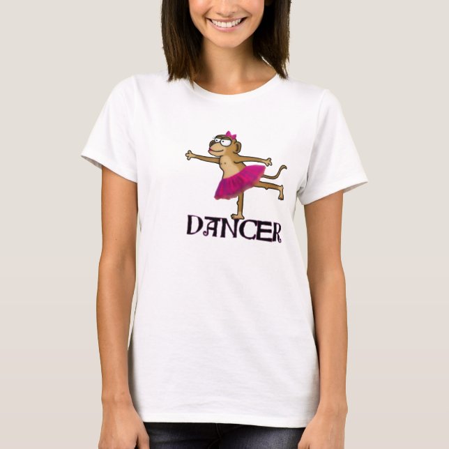 T-shirt Ballet de singe (Devant)