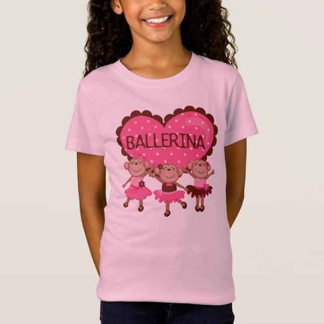 T-Shirt Ballet de singe (Devant)