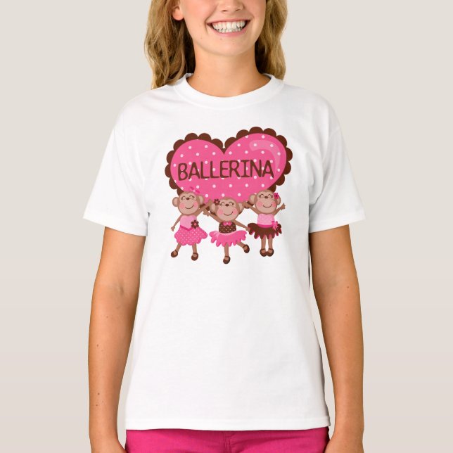 T-shirt Ballet de singe (Devant)