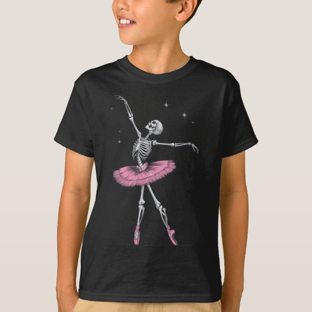 T-shirt Ballet de squelette (Devant)