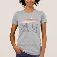 Ballet Est Mon Jam Ballerina Pink Dance Chaussure