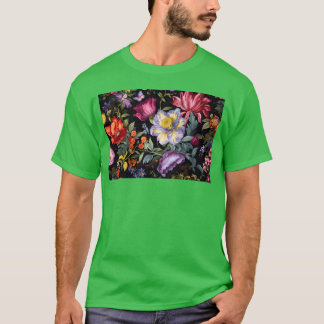 T-shirt Ballet Florissant Un design d'impression florale v