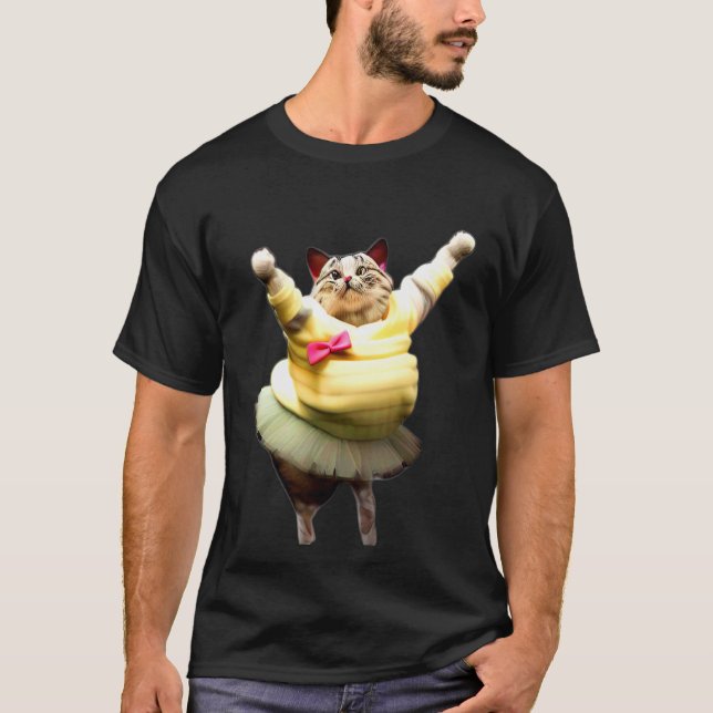 T-shirt Ballet Kitty Chat Version 2 0 (Devant)
