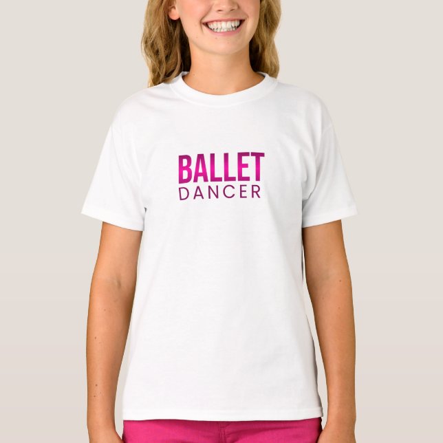 T-shirt Ballet Oversized Shirt Ballet Dancers Gift Kids (Devant)