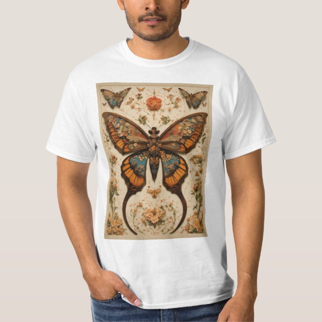 T-shirt Ballet papillon d'armoiries à multiples facettes (Devant)