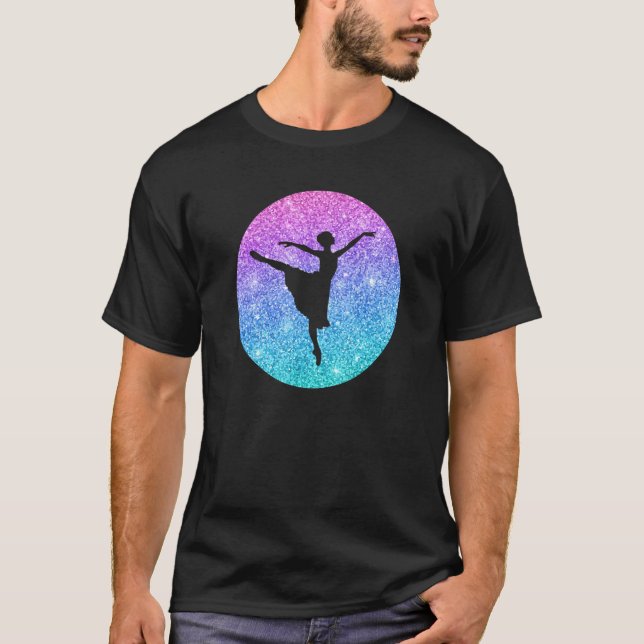 T-shirt Ballet Pour Filles Et Femmes (Devant)