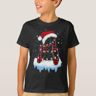 T-shirt Ballet Scute Ss Cute Sss Feux de Noël Père Noël Ba