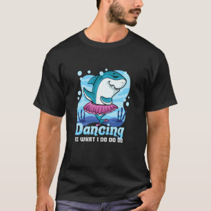 T-shirt Ballet Shark mignonne Ballerina Danseuse Ado Train