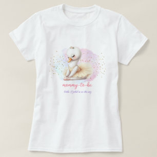 T-shirt Ballet Swan Baby Girl Shower Mommy-To-Be